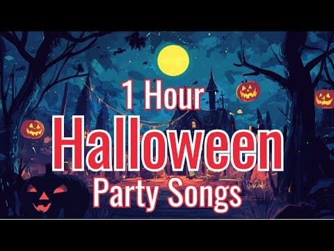 1 Hour Halloween Songs For Your Party Mix 2025 | Thriller Dance | Vampire Dance