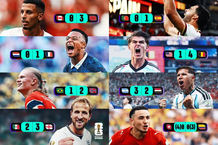 World Cup 2026: Journey Of Every Team To The Quarter-Finals