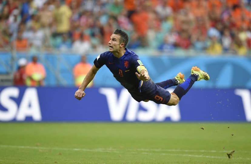 World Cup wonder goals: The Flying Dutchman's head for heights