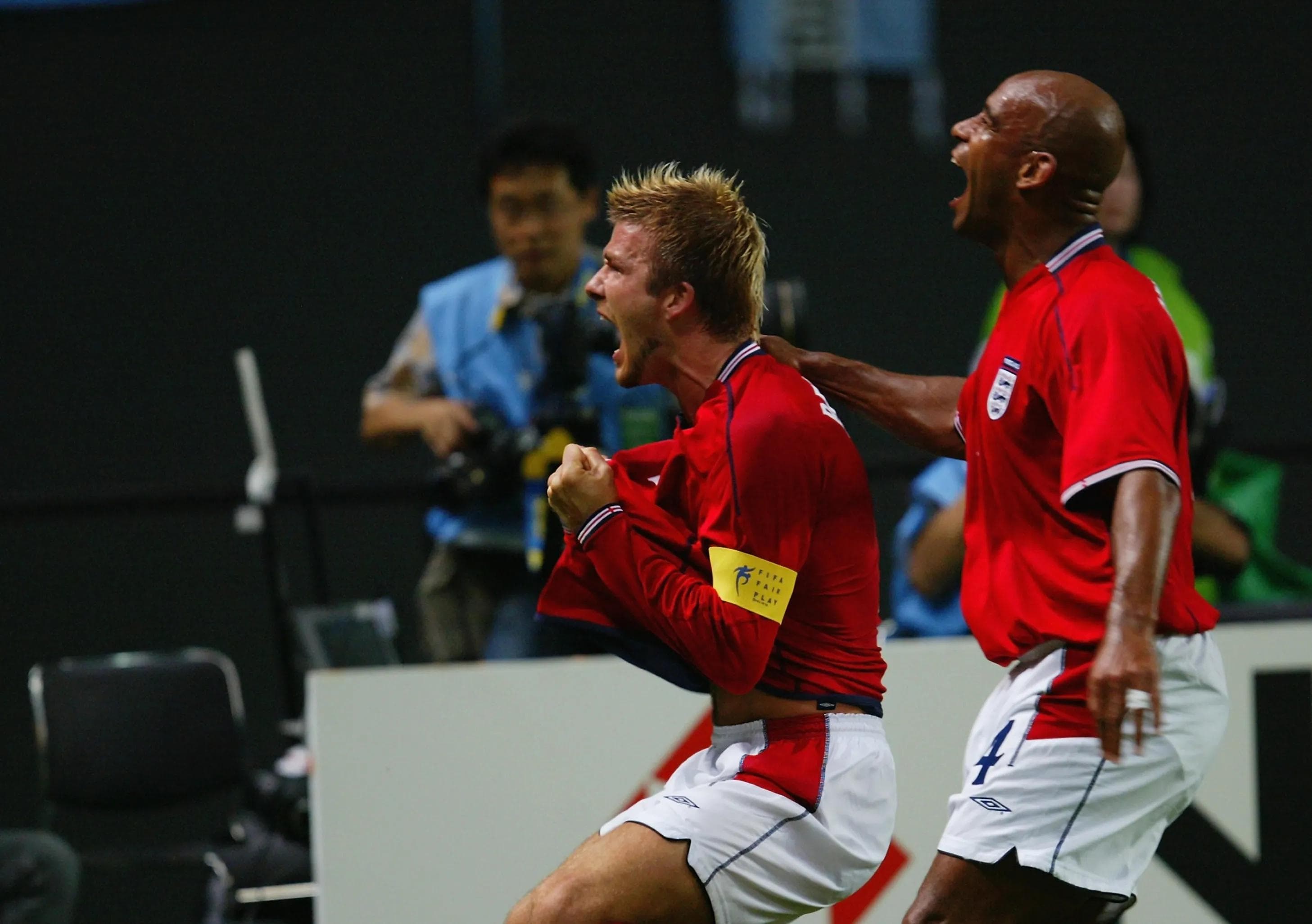 Beckham’s redemption strike