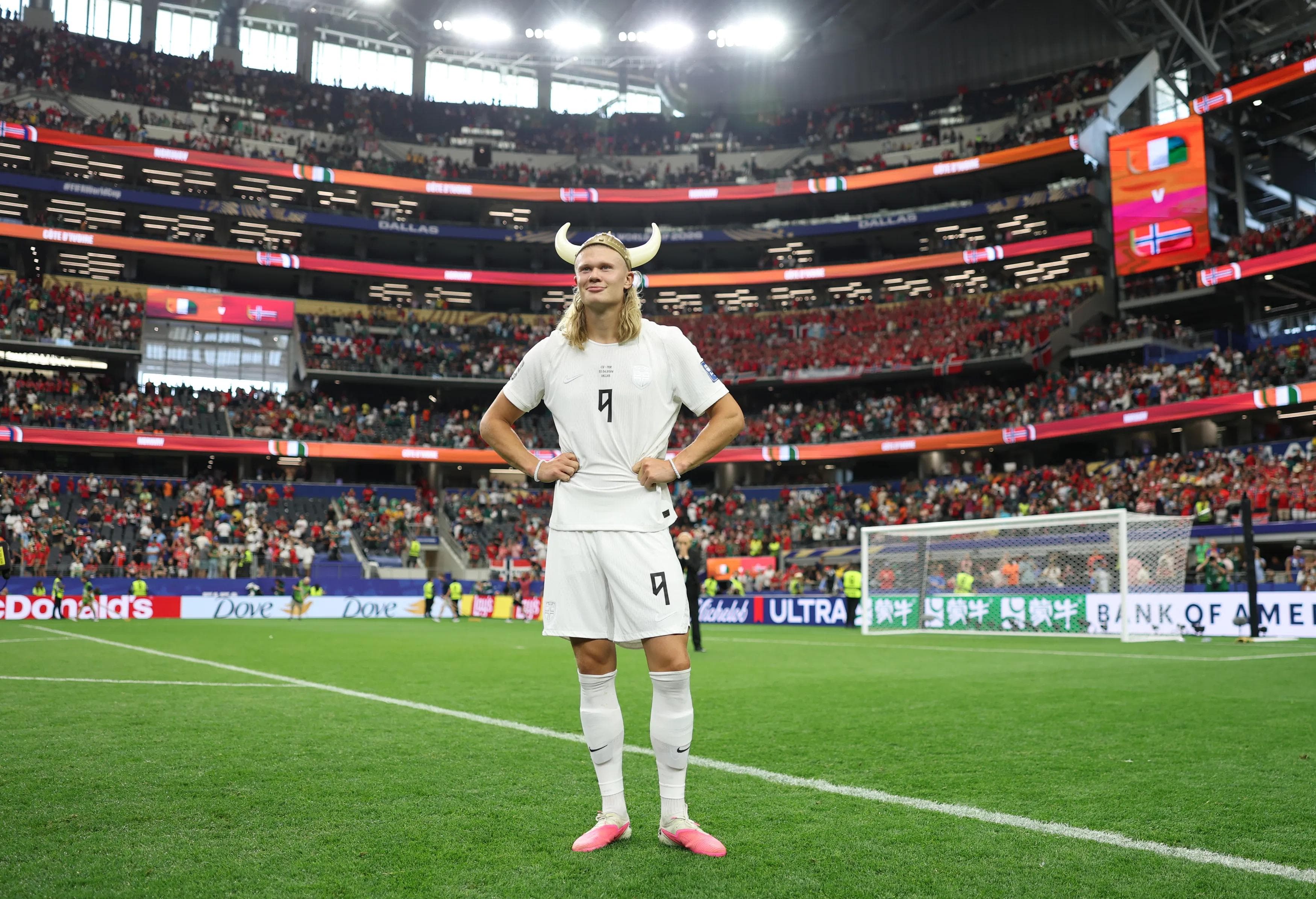 Record champions Brazil face Haaland's Norway