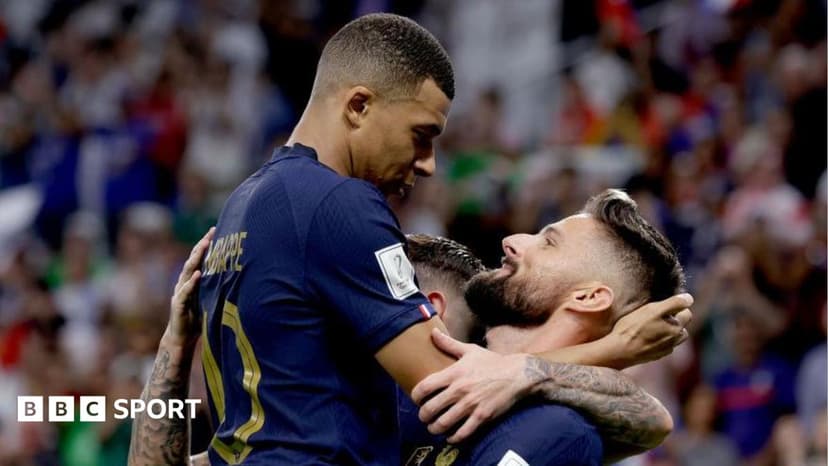 The celebration photo that sums up my relationship with Mbappe - Giroud