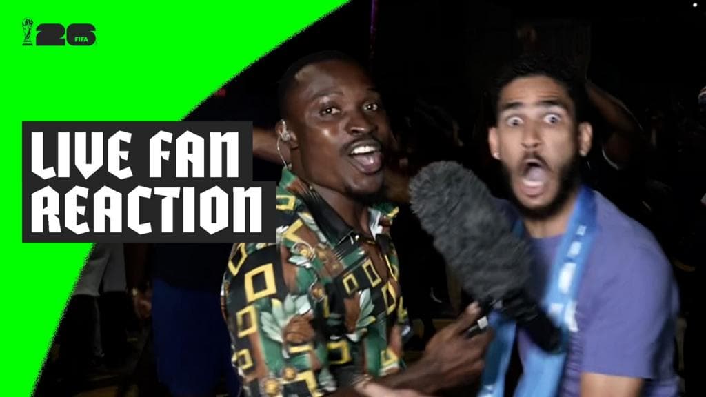Cape Verde fan goes wild over first goal live on BBC News