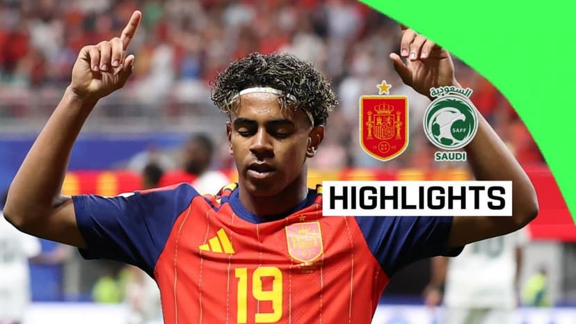 Lamine Yamal on target as Spain put four past Saudi Arabia