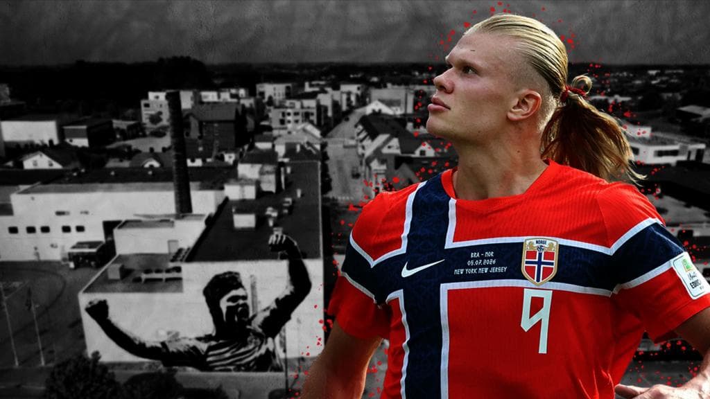 What Haaland's home town did when Norway beat Brazil