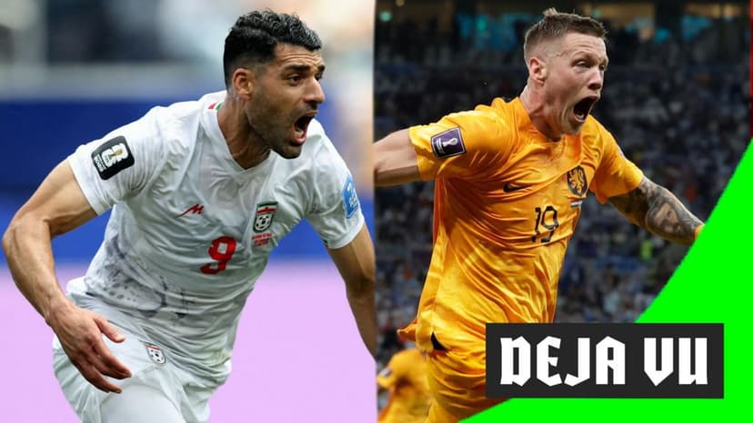 VAR rules out Iran's Weghorst-esque goal