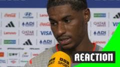Rashford says he wasn't at 'best level' in first start of World Cup