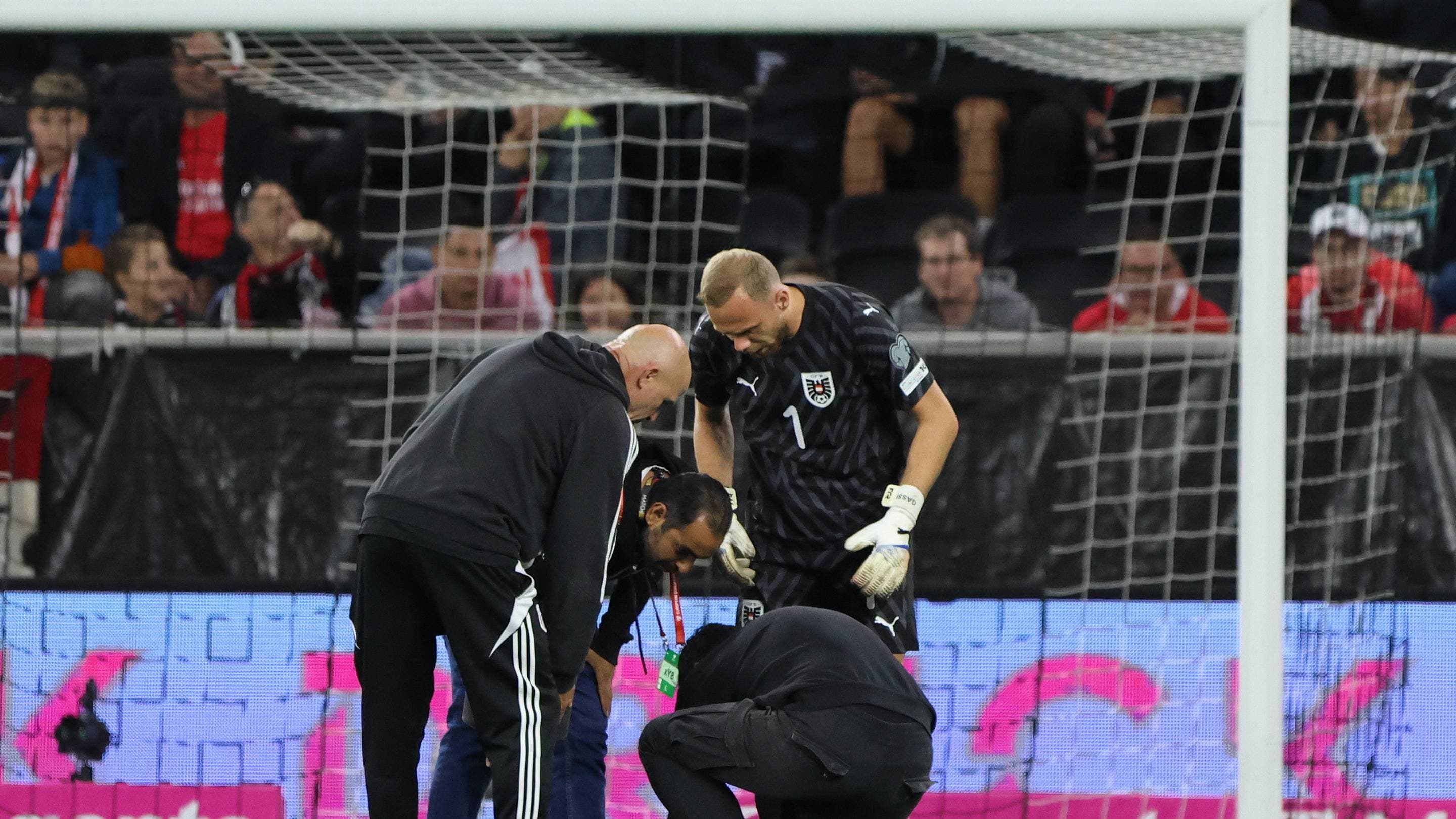 World Cup qualifier suspended after sinkhole opens up on pitch
