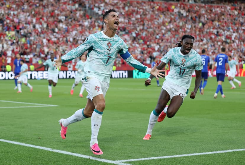 Cristiano Ronaldo Scores First-Ever World Cup Knockout Stage Goal